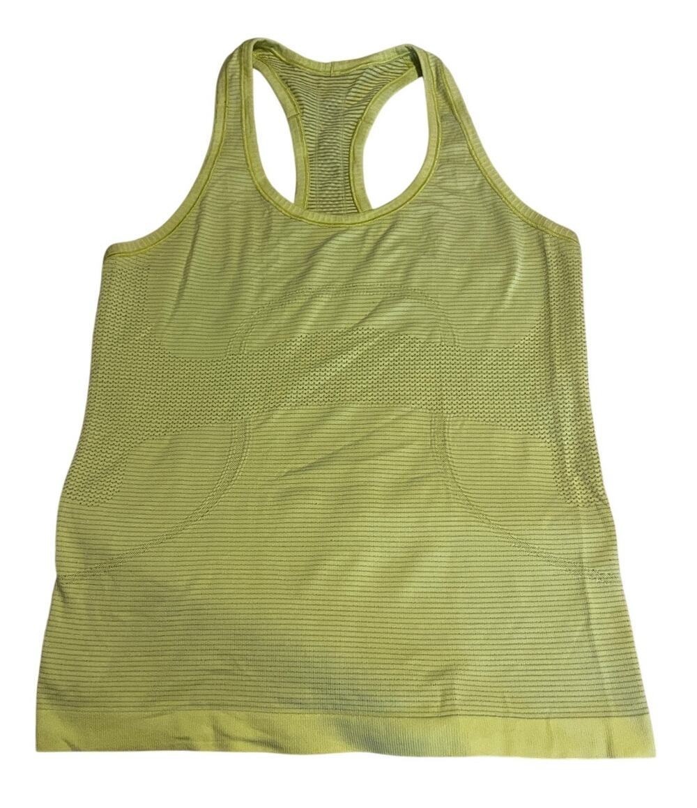 Lululemon Women's Size 6  I go the distance for Cheese Racerback Tank Top Wee